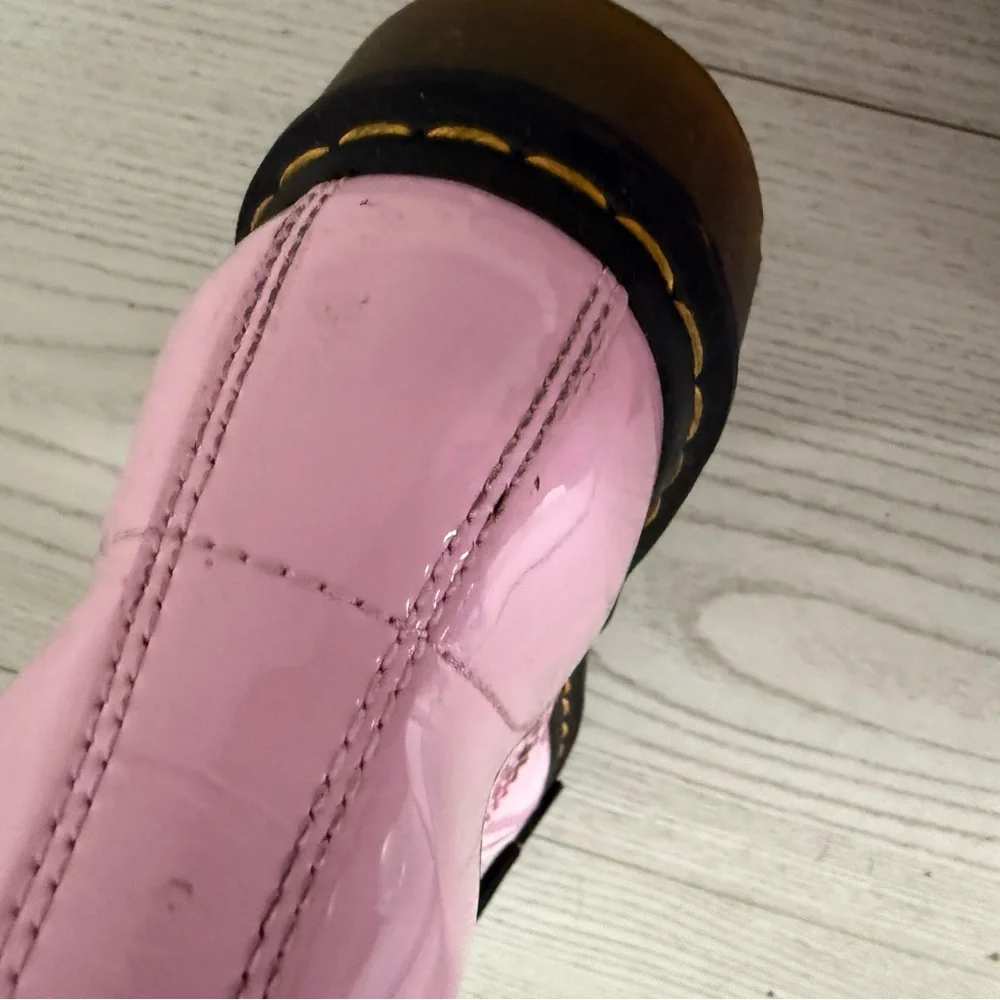 Dr. Martens Pink Combat Boots - Picture 12 of 13